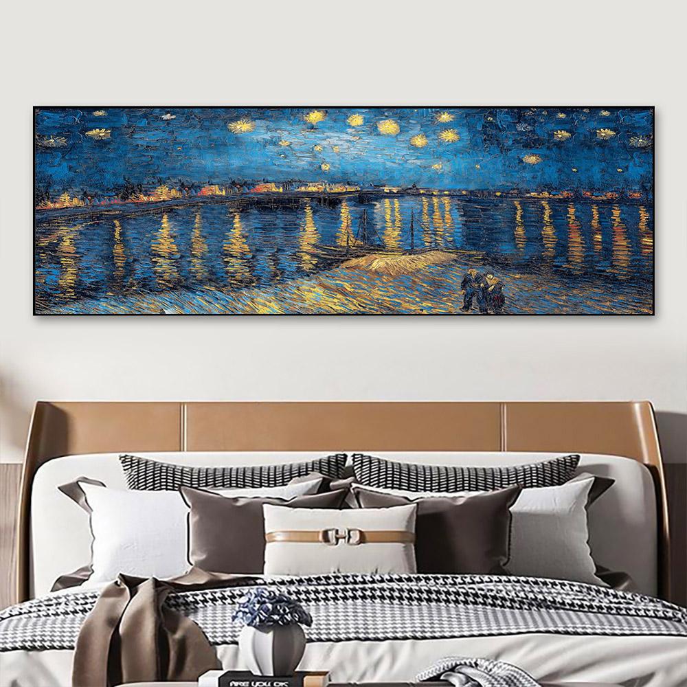 

Репликация холстов Ван Гога «Звездная ночь» на стене, знаменитые картины импрессионистов, постер и принт для гостиной 20*40cm