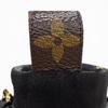 Great LOUIS VUITTON Short Boots Black Suede Leather Women 36.5 Used