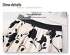 Women's Black & White Floral High Waisted Pleated Chiffon Midi Skirt, Spring/Summer 2025 Collection
