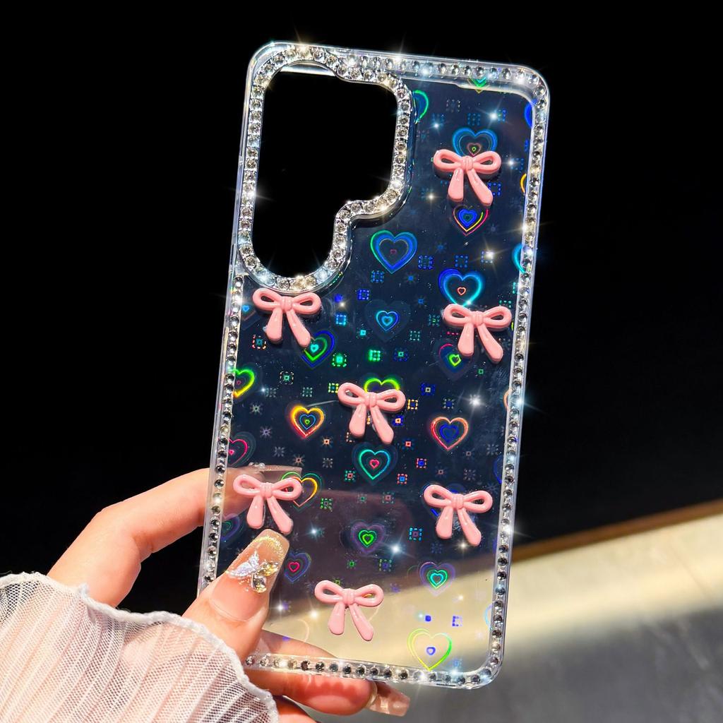 Samsung S11Ultra Flash Diamond Mobile Phone Case A11 A11 A11 Color Bow S11 Protective Case