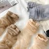 Ultra-thin Nude Anti-snag Over-the-Knee Stockings with Non-slip Stripes