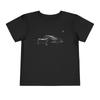 Toddler 1969 C3 Corvette Stingray Black Muscle Car T-Shirt, Retro Graphic Tee