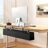 Spacious Hide Cable Management Tray With NonSlip Straps Ventilation Holes For Efficient Wire Management Easy Setups