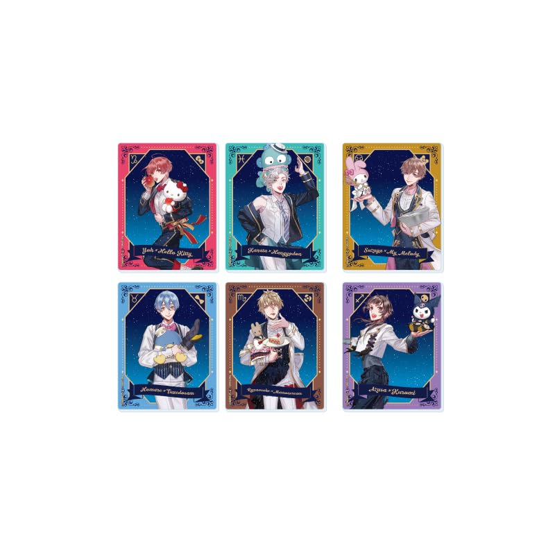 StarrySky X Sanrio Characters 01 Spring & Summer [Collaboration Illustration] Acrylic Cards, Box of 6