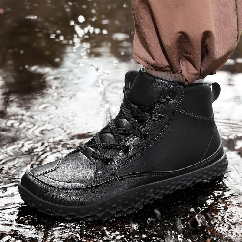 Höst/Vinter Par Bred Huvud Barfota Stora Vandringsskor Mellanhöga Utomhus Vandringsskor