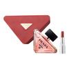 Prada Vivid Layered Lightweight Lipstick Perfume Sets Eau De Parfum Amber White Musk