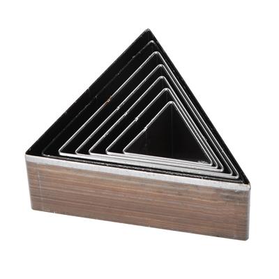 7 Stück 20-50mm Dreieckige Form Leder Schneidstempel DIY Lederhandwerk Schneidform
