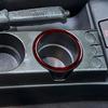 Red Wood Grain Water Cup Ring Trim For BMW 3 Series E36 94-96