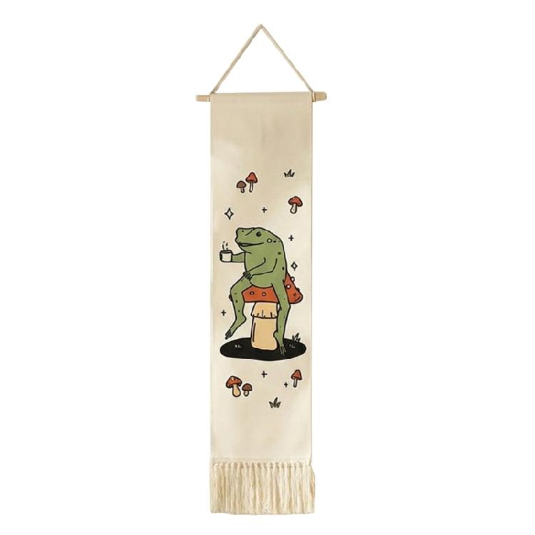 

Tapestry with Tassels Long Vertical Wall Hanging Bohemians Farmhouse Wall Art Decors for Bedroom Living Room Nursery
