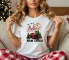 Christmas T-Shirt Novelty Funny Santa Reindeer Xmas Gift Top, Polar Express