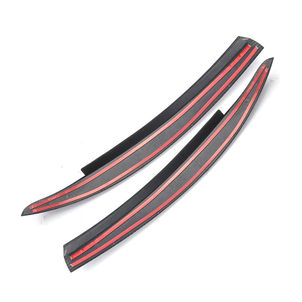 2 pçs pálpebras para vw scirocco r gts 2008 - 2017 lâmpada do farol dianteiro sobrancelha olho tampa guarnição adesivo corpo kit carro