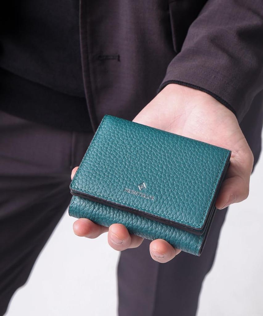 Dressteria Cavalier Tri-fold Wallet No. 861613 Green