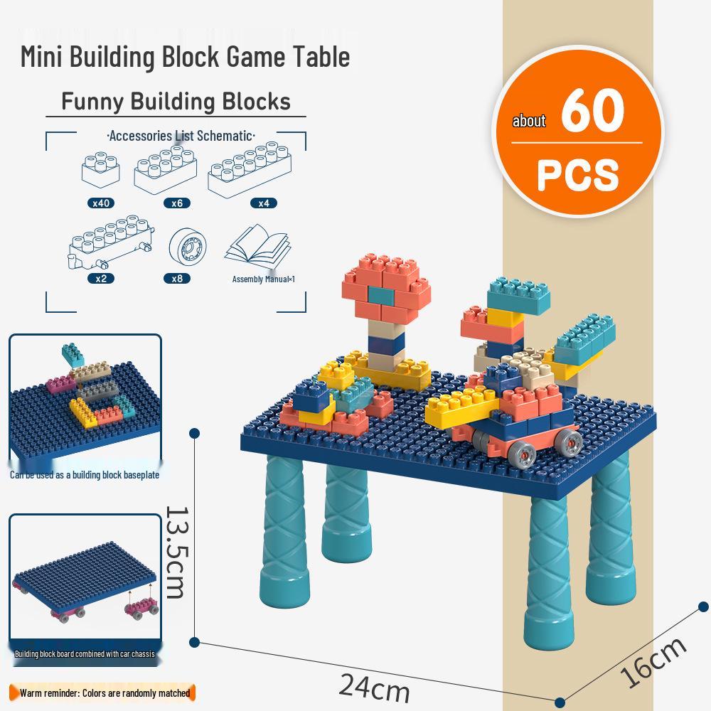 New Dual-Color Children's Building Blocks: Assembled Puzzle & Educational DIY Toys for Early Learning