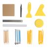 30Pcs Clay Sculpture Tool Carving Knife Drill Pen Indentation Stick Pottery Shaping Utensil