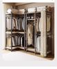 Vertical Metal Corner Coat Rack for Bedroom or Entrance