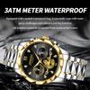 Binbond Latest Luxury Top Brand Men'S Watch Waterproof Luminous Timer Automatic Date Stainless Steel Man Quartz Movement Watch +Box