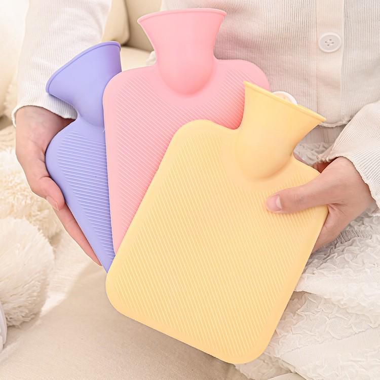 Winter Cartoon Hot Water Bottle - Thickened Plastic Warm Bag for Girls; Abdomen & Hand Warmer