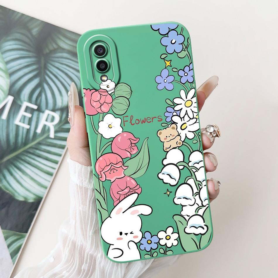 For Samsung Galaxy A02 A02s Phone Case Samsung A02 A02S SM-A025F A022G Elegant Floral Printing Soft Silicone Shockproof Cases