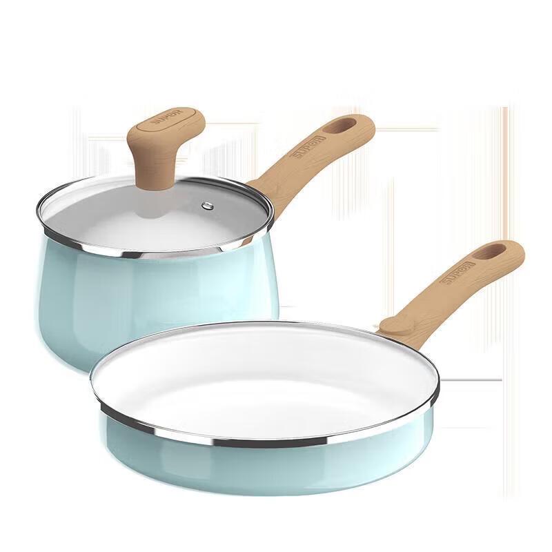 SUPOR VTP2215T Light Enamel Cookware Set