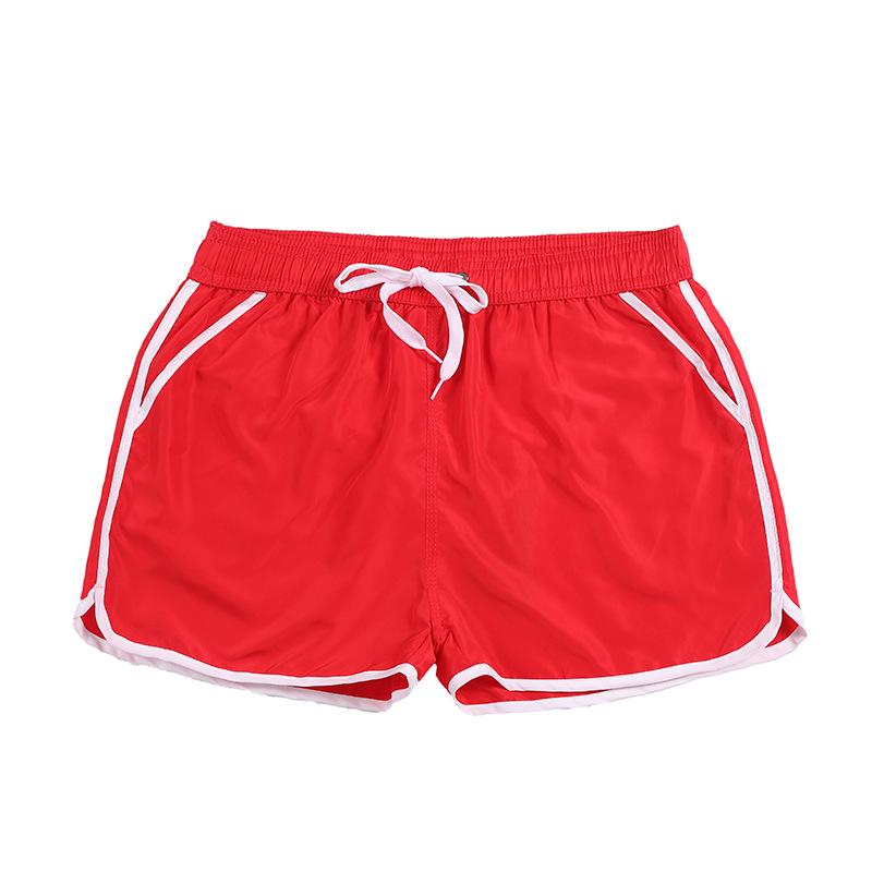 Men's Quick-Dry Color-Block Beach Shorts: Trendy European & American Surf Style