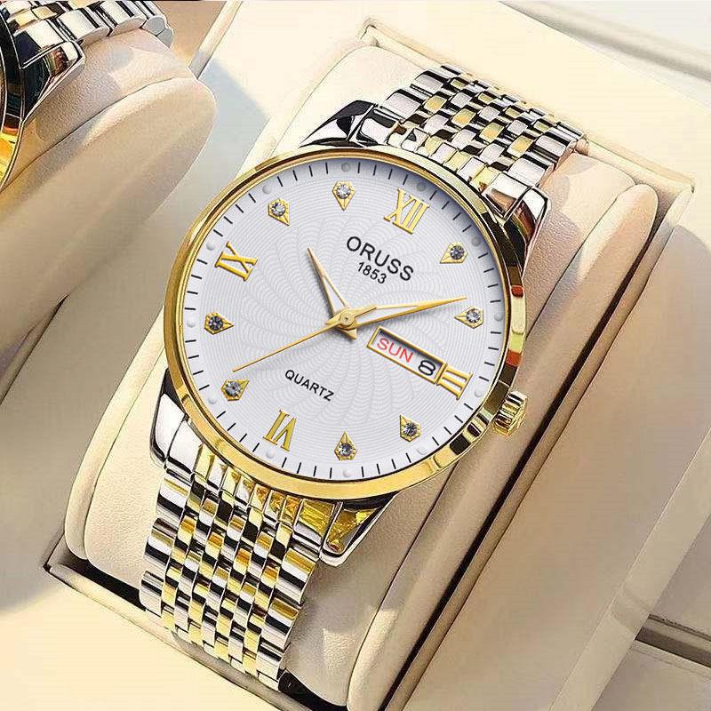 Men'S Watch, High-End Atmosphere, High-Grade Gentleman Classic Versatile Personality Trend, Handsome Waterproof Luminous Light