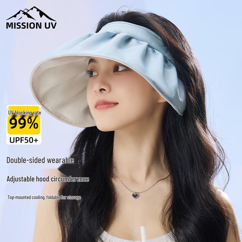 MISSION UV Sun Visor Hat for Women