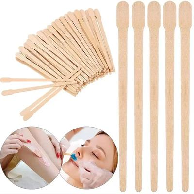 50-200pcs Woman Wooden Body Hair Removal Sticks Wax Waxing Disposable Sticks Beauty Toiletry Kits Wood Tongue Depressor Spatula