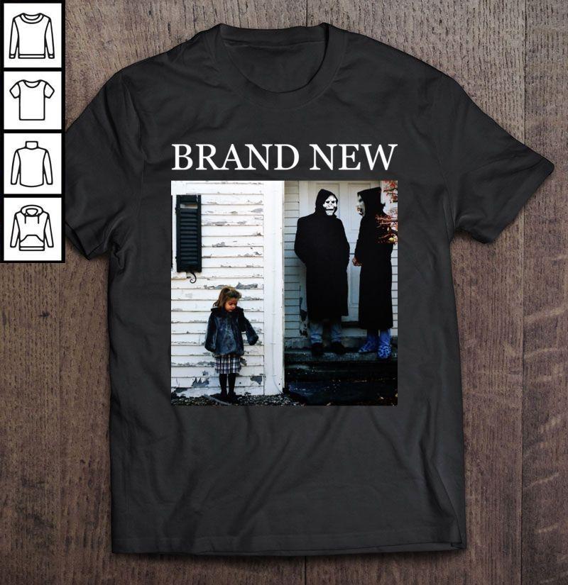Vtg Brand New Band Music Album Heavy Cotton Black Full Size Unisex Shirt DD22