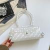 Modern City Pvc Shoulder Bag With Zipper Closure For Daily Use