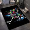 1PC Colorful Ice Hockey Player Illustration Carpet for Living Room Bedroom Sofa Home Decor Rus Non-slip Floor Mat Luxury Gift