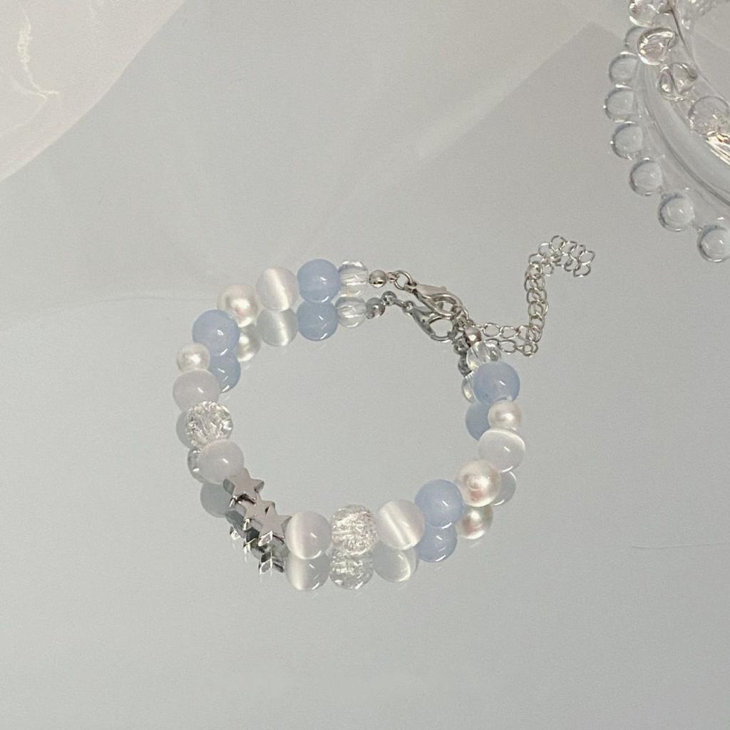 Chinese Butterfly Beaded Bracelet with the Same Women's Impression Light Luxury Niche High-end Temperament Couple Bracelet Girlfriend Gift