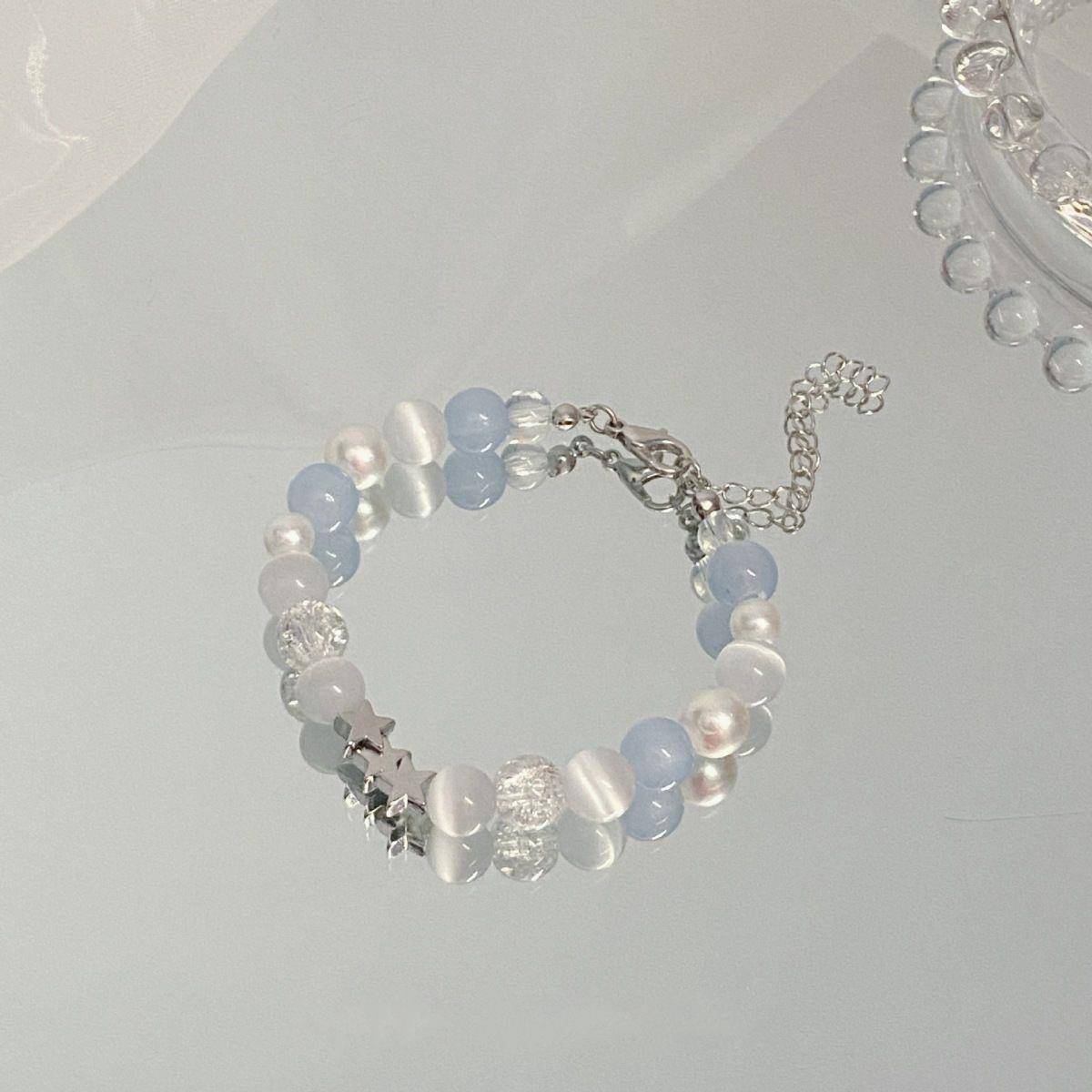 

Chinese butterfly beaded bracelet with the same women s impression light luxury niche high-end temperament couple bracelet girlfriend gift