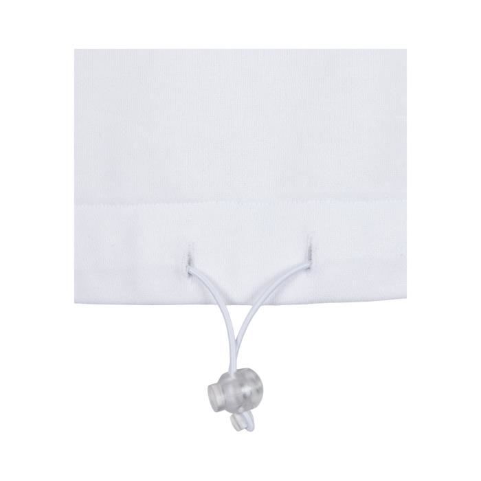 Sweatshirt à capuche - Urban Classics - Short Worker - Blanc - Manches longues - Femme