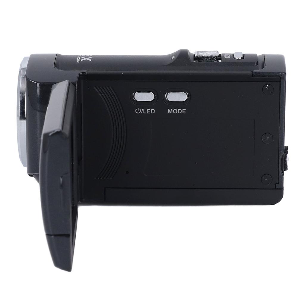 QHD 2.7K Video Camera 50MP 16X Digital Zoom Camcorder 270 Degree Rotation Screen Video Recorder Webcam Recording While Charging 64GB Storage Card