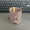 1Pcs Pu Leather Wallet / Money Wrapper Quick-Access Cash Holder Organizer Clip Bill Holder Storage Pouch Pocket Wallet