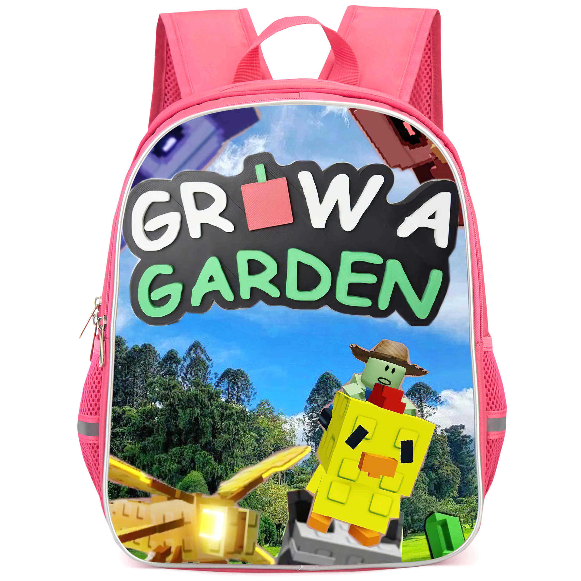 Grow A Garden Planting Garden School Bag High Definition Printing Casual Lightweight Backpack