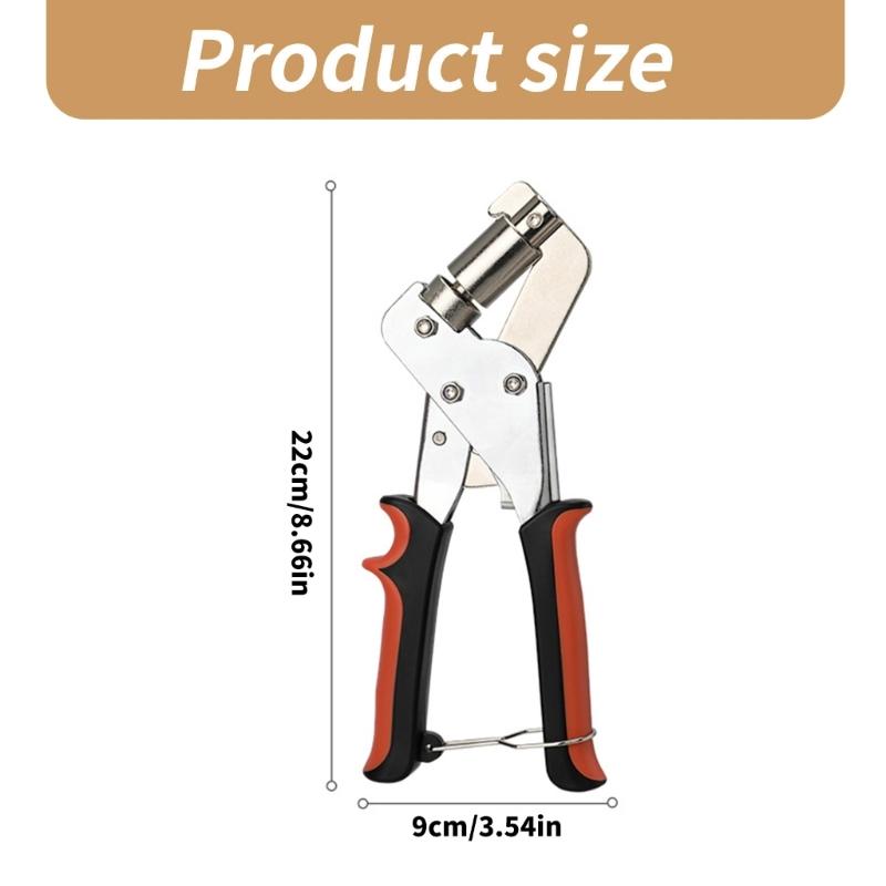 Handheld Hole Punch Pliers Multifunctional Grommet Pliers Practical Hand Press Tool Manual Puncher for Leather Craft