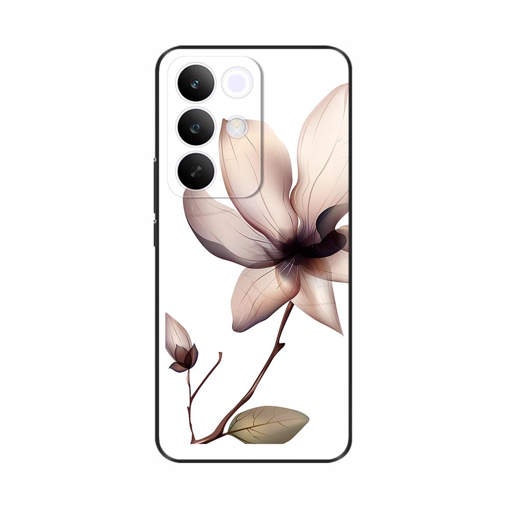 For OPPO Realme C85 5G Case Flower Soft Matte Silicone Back Cover For Realme 15x RealmeC85 C 85 4G 5G Full Phone Shell Fundas