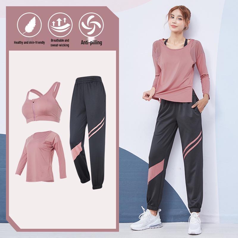 Plus Size Loose-Fit Yoga Set - Breathable, Quick-Dry Sportswear for Running and Fitness