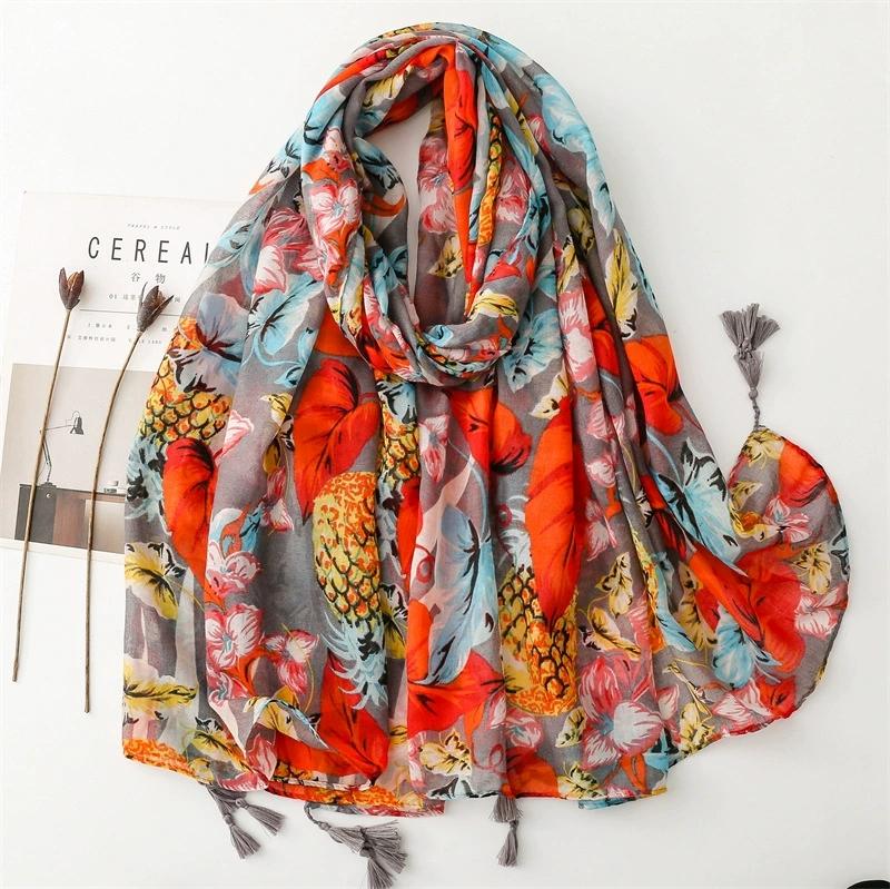 Bohemian Ethnic Style Sunscreen Scarf Beach Shawls Arabian Scarf Middle East Dubai Turkey Palestinian Hijab Scarves