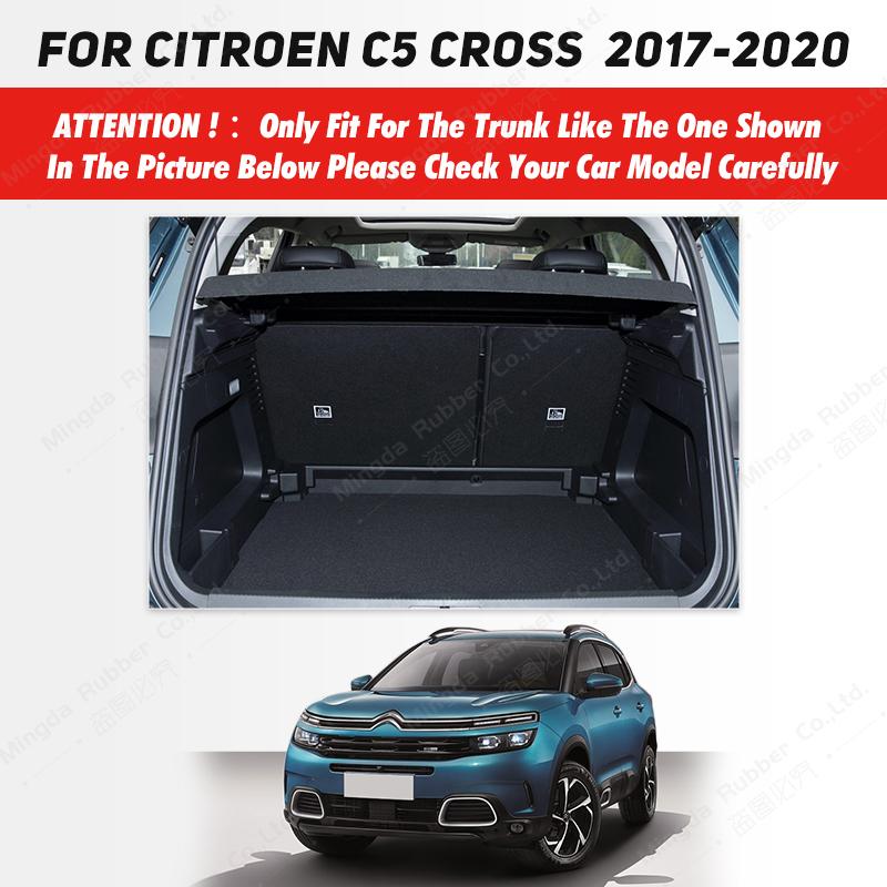 Automobilio bagažinės kilimėlis, skirtas Citroen Citroen C5 CROSS 2017 2018 Individualiems automobilių priedams Automobilio interjeras