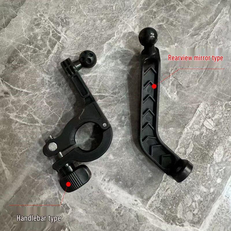 

Electric Vehicle Rearview Mirror Mount: Aluminum Phone Holder with 17mm Metal Fixing Rod for Motorcycles.