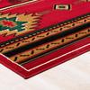 Tribal Animal Moroccan Turkish Southwest Native American Navajo Indian Rustic Lodge Aztec Geometric Modern Flannel Floor Rugs