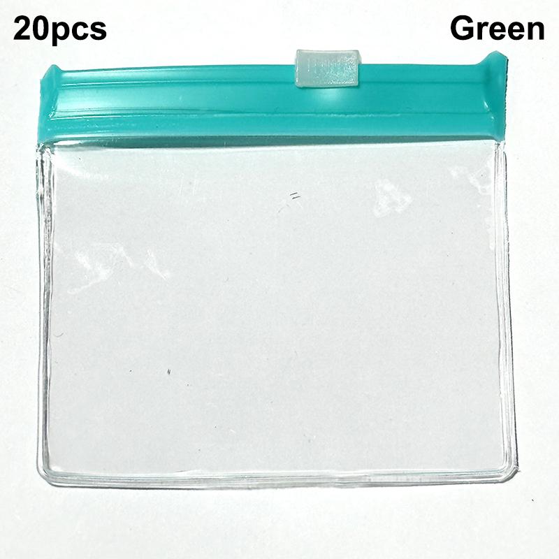 20Pcs Eva Pill Pouch Bags Reusable Zippered Pill Pouch Set Medicine Organizer Self Sealing Translucent Medicine Bags Trave