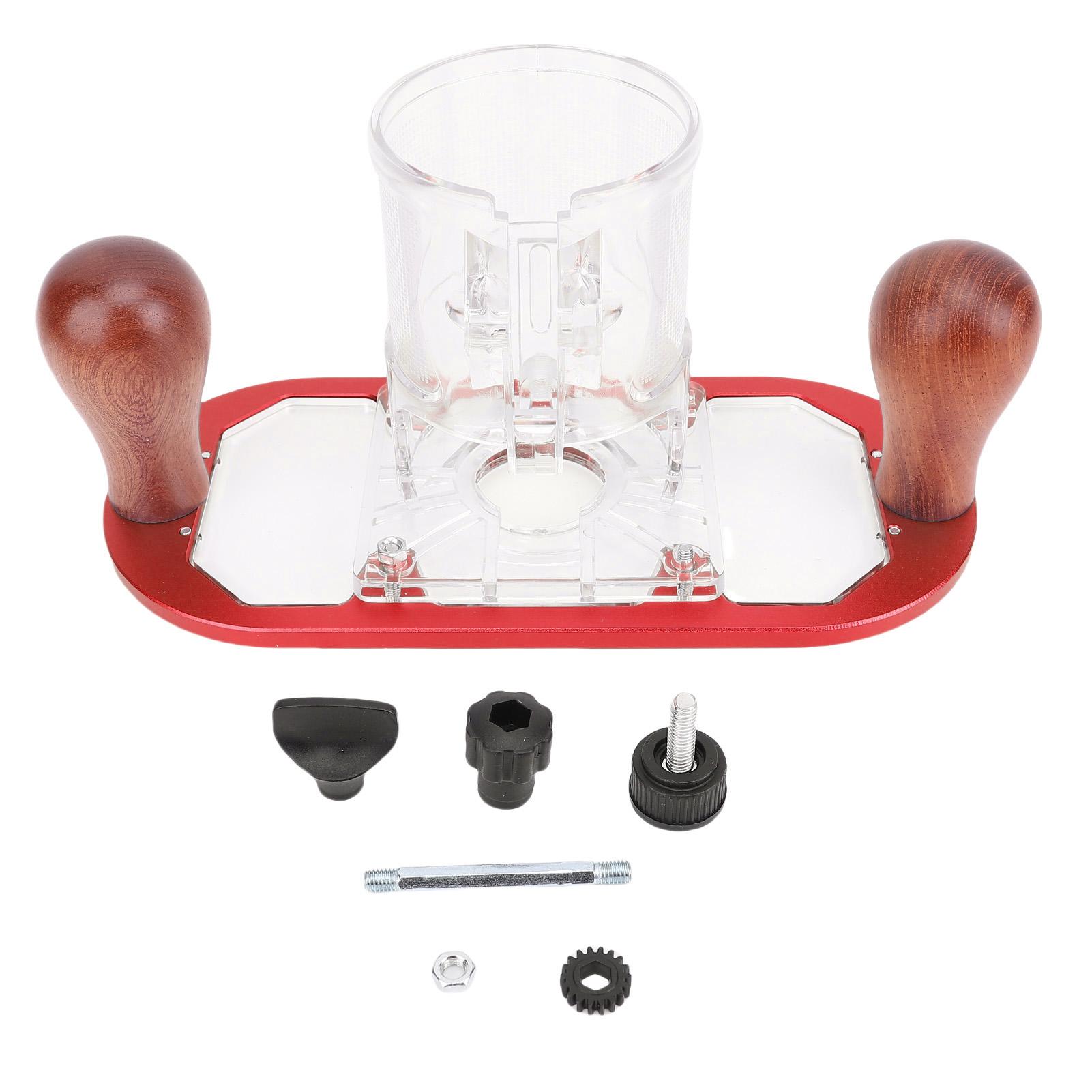 

Фрезерная база фиксированная регулируемая глубина сплав алюминия база триммера для 65 мм триммерной машины фиксированная база триммерной машины