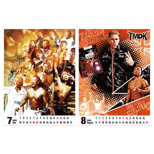 New Japan Pro Wrestling Calendar 2025 New Japan Pro Wrestling Wall Hanging Type 5955062789