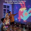 9.9ft Smart Curtain Lights RGBIC LED Curtain Fairy Lights APP Remote Control DIY Text Pattern Scene Christmas Wedding Holiday