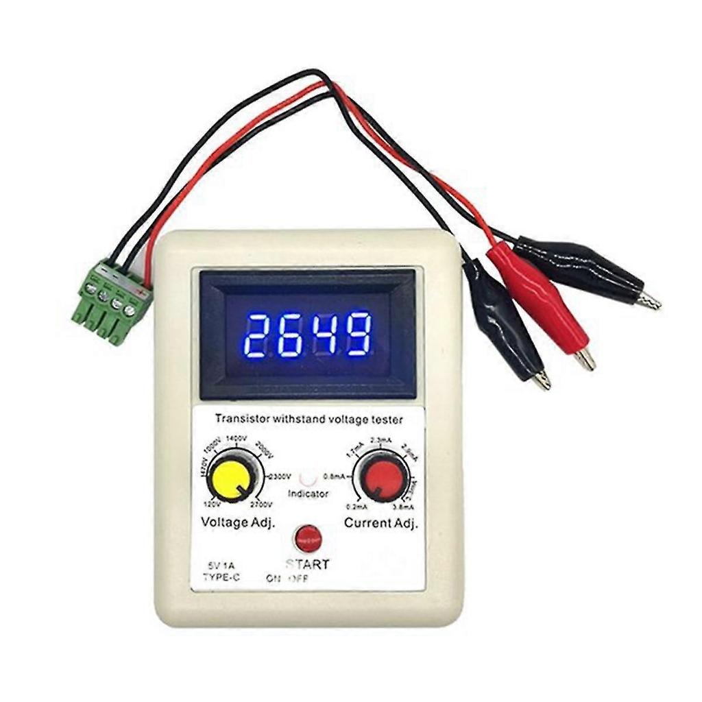 Transistor Withstand Voltage Tester 120v-2700v Voltage Capability Tester Diode Mos Triode Digital V