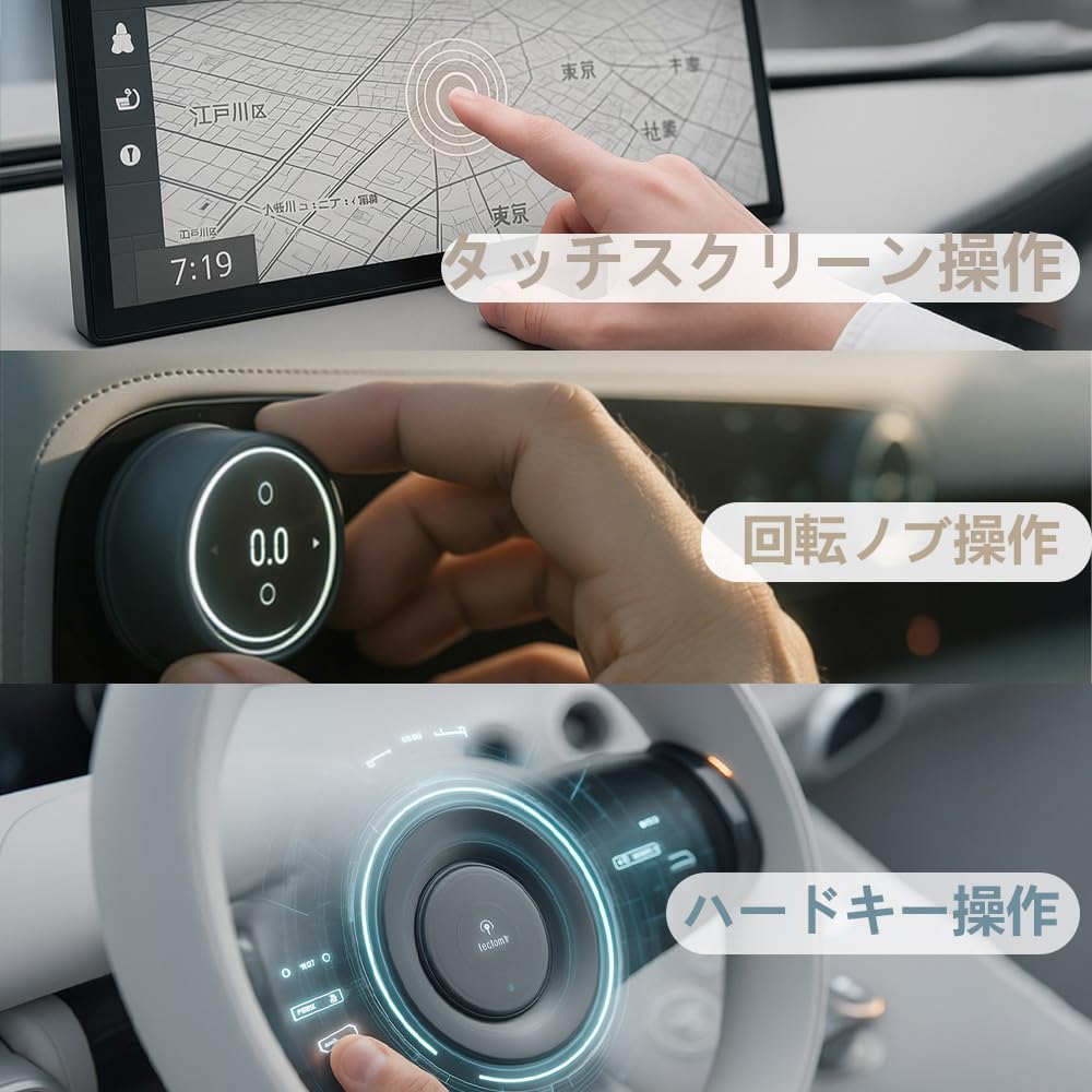 Wireless CarPlay Adapter, 2-in-1 Android Auto Wireless Adapter 2025 AI Box CarPlay, Mini CarPlay