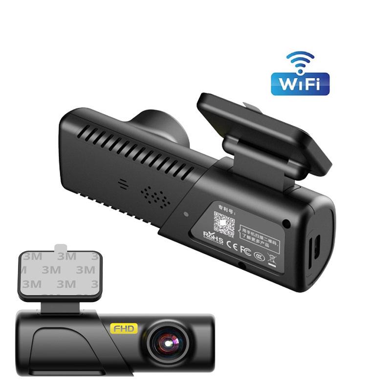 New HD WiFi Dash Cam with Mobile Phone Connectivity, USB-Free Installation, One-Piece Design